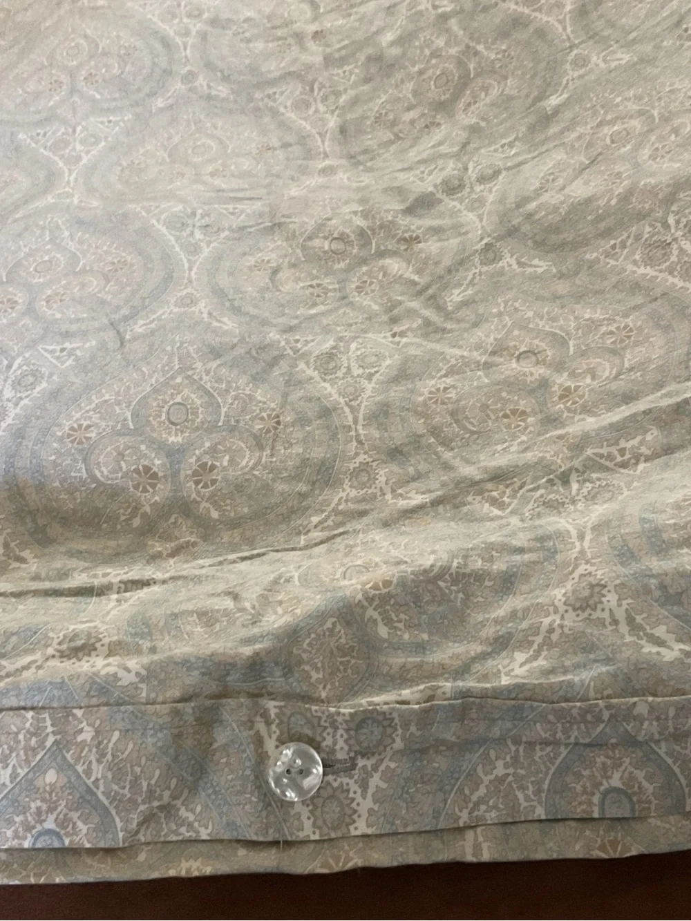 VTG Restoration Hardware Italian Cypress Paisley KING Duvet Cover & 2 Euro Shams